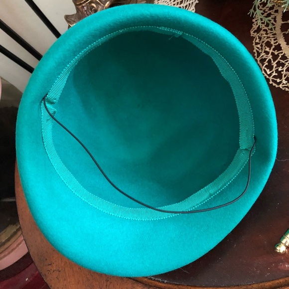 Vintage Teal Wool Hat main image 6
